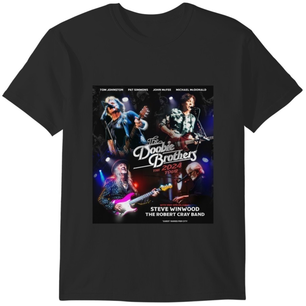The Doobie Brothers Band The 2024 Tour Unisex T-Shirt - Picture 1 of 4